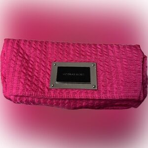Victoria's Secret Hot Pink Clutch Bag